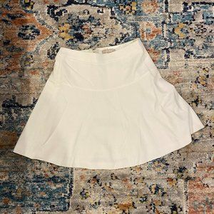 NWT White mini skirt (lined!)